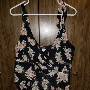 Beautiful flowy, size 3 Torrid shirt